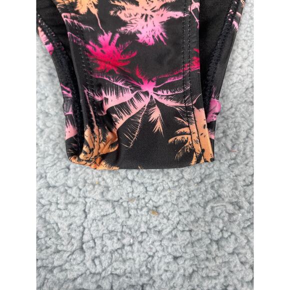 LA LA Swim Palm Tree Print Bikini Top & Bottom Size M - Picture 10 of 12